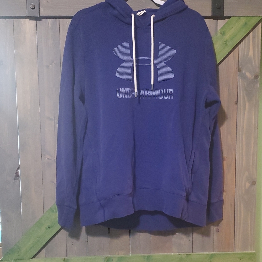 Under Armour Womens Blue Hoodie Sweater
